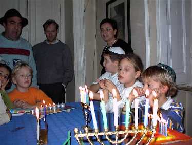 Hanukka' a Torino, Dicembre 1999.