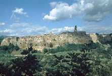 A view of Pitigliano, South Tuscany, Italy